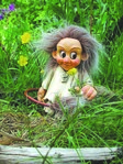 Ronja (gross) das kleine Troll - Fräulein 16cm