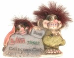 Troll Club Figur 2002 - 2003 Rarität 10cm hoch/15cm breit, nur noch 1 Stück